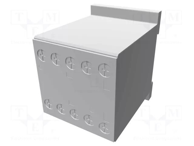 Contactor: 3-pole; NO x3; Auxiliary contacts: NC; 12VDC; 6A; BG LOVATO ELECTRIC 11BG0601D012