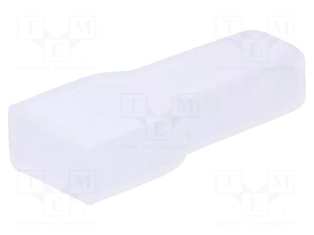 Terminals cover; female; for push-on 6.3mm connectors; ways: 1 TE Connectivity 2-180930-0