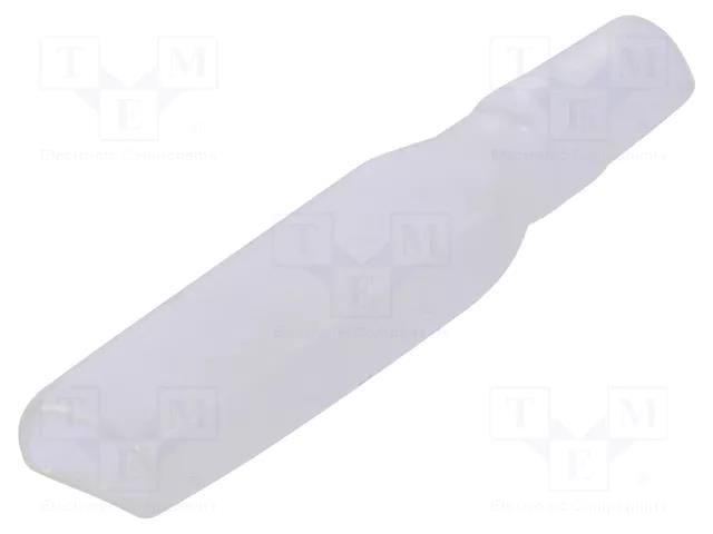 Terminals cover; 6.5mm; Ø: 3.5mm; straight; L: 37mm; PVC FIX&FASTEN S6530/37