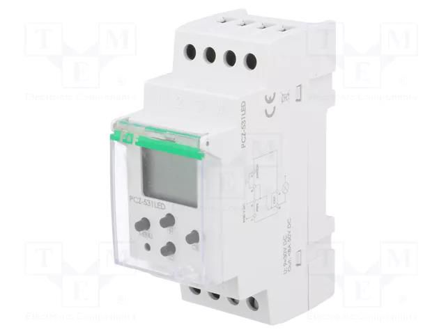 Regulator; for DIN rail mounting; 9÷30VDC; IP20; -20÷50°C F&F PCZ-531LED