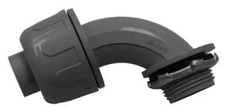 CONDUIT GLAND, 90DEG, LIQUIDTIGHT, NYLON, 1", GREY LT10090NM