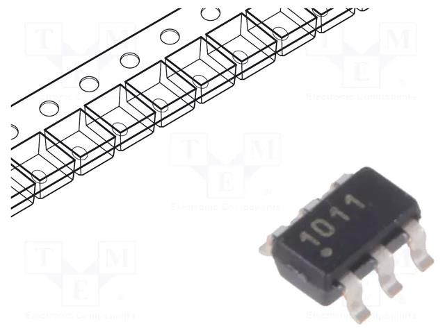 IC: driver/sensor; capacitive sensor; 1.8÷5.5VDC; SOT23-6 MICROCHIP TECHNOLOGY AT42QT1011-TSHR