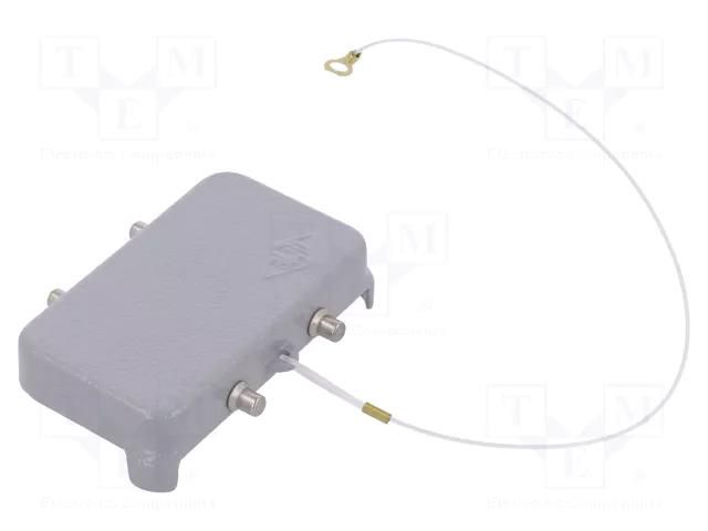 Protection cover; size 57.27; for double latch; IP66; C-TYPE ILME CHC10