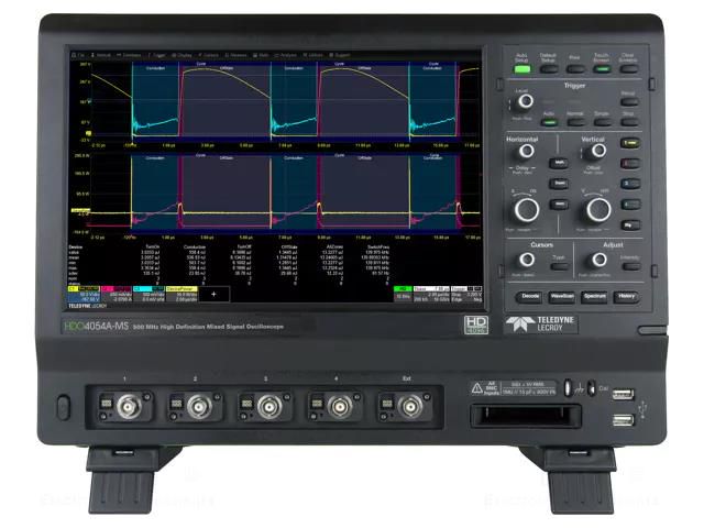 Oscilloscope: mixed signal; Ch: 4; 500MHz; 10Gsps; 12.5Mpts/ch TELEDYNE LECROY LC-HDO4054A-MS