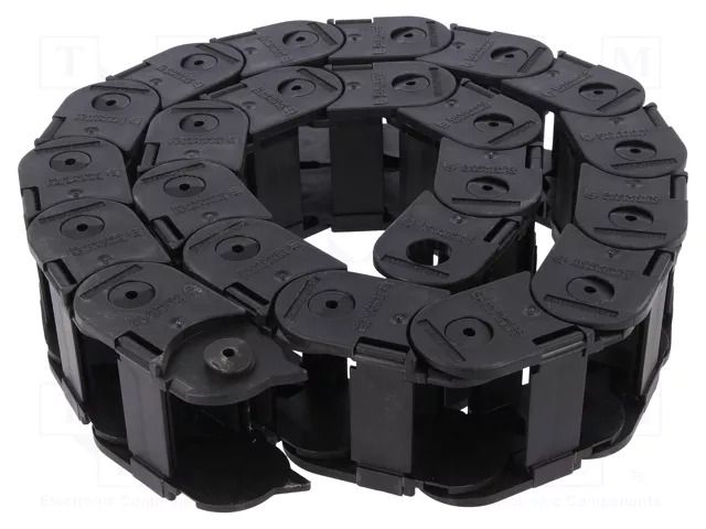 Cable chain; LIGHT; Bend.rad: 50mm; L: 990mm; Int.height: 25mm BREVETTI SR325LE040050