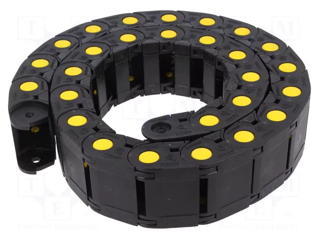 Cable chain; MEDIUM; Bend.rad: 120mm; L: 980mm; Int.height: 24mm BREVETTI 305A020
