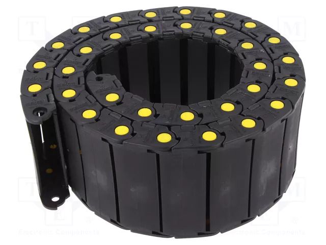 Cable chain; MEDIUM; Bend.rad: 120mm; L: 990mm; Int.height: 18mm BREVETTI 300A075120