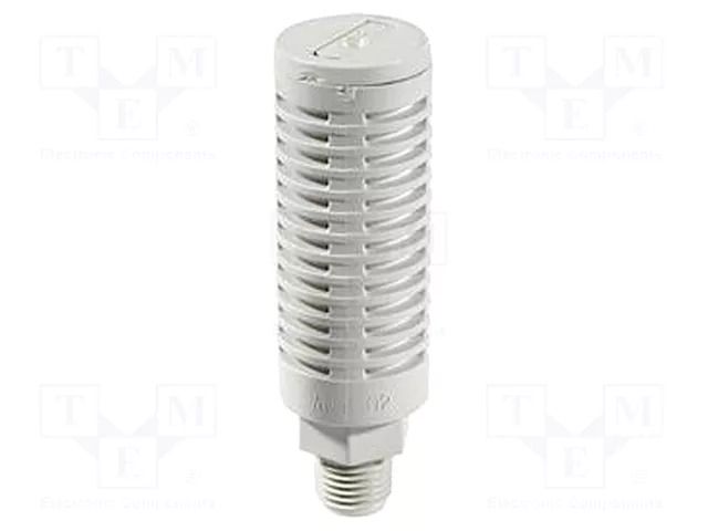 Sound suppression silencer; max.10bar; Thread: R 1/2"; outside SMC AN40-04