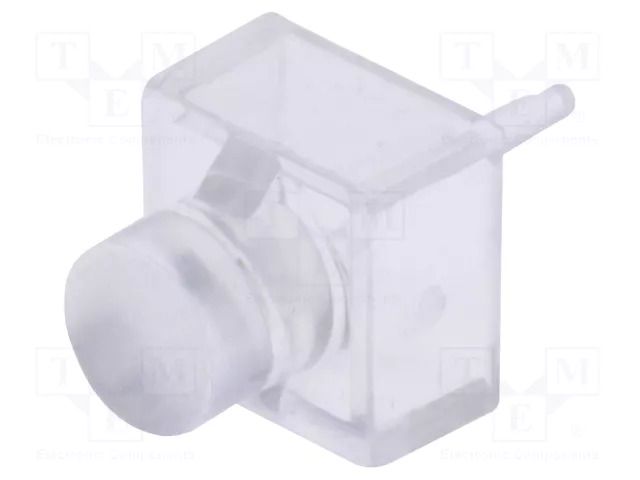 Fiber for LED; Ø3mm; L: 5.08mm; round; Front: flat BIVAR VLP-200-F