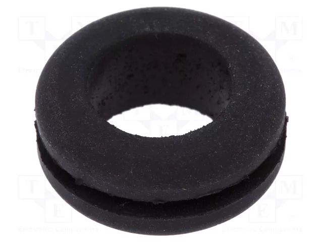 Grommet; Ømount.hole: 14mm; Øhole: 11mm; caoutchouc; black LAPP SKINDICHT-LA11