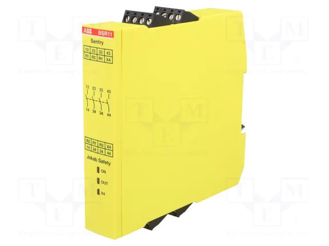 Module: safety relay; 24VDC; for DIN rail mounting; SENTRY; IP20 ABB 2TLA010040R0200