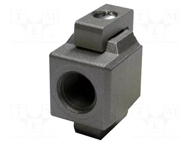 Modular adapter; 10bar; Thread: 3/8"; outside; -5÷60°C SMC E410-U03