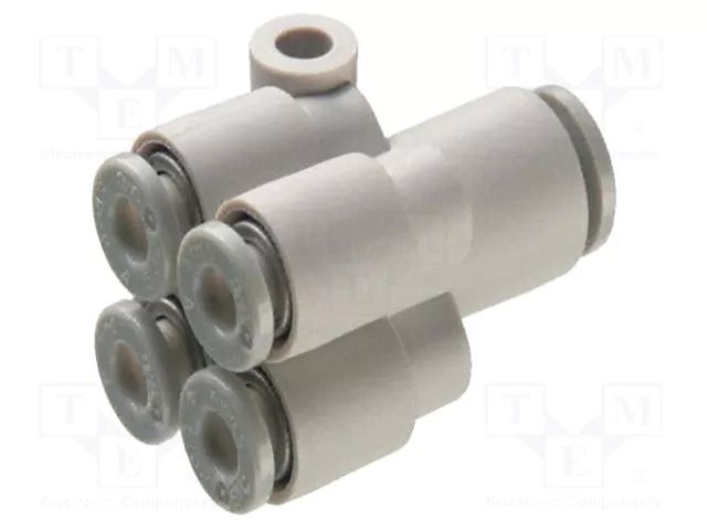 Push-in fitting; -1÷10bar; polypropylene; Øout: 6mm; Øin: 8mm SMC KQ2UD06-08A
