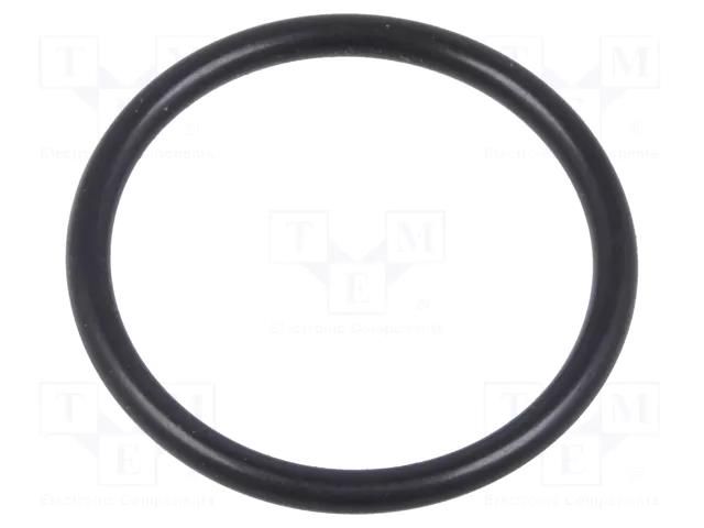 O-ring gasket; NBR caoutchouc; Thk: 1.5mm; Øint: 16mm; PG11; black LAPP LP-53001020