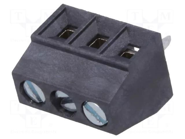 Connector: PCB terminal block; terminal; 10A; 130V; angled 90° DEGSON ELECTRONICS DG381-THR-3.5-03P