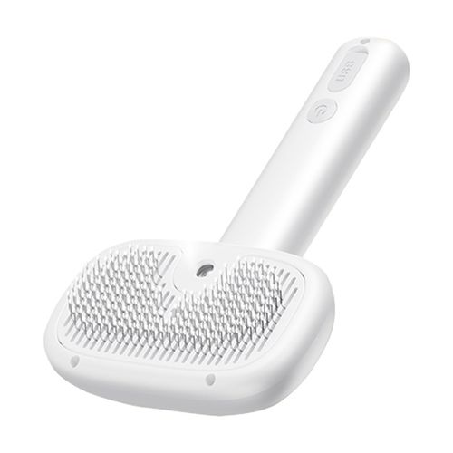 Rojeco hair grooming brush with steam function (white), Rojeco RZSTX-02
