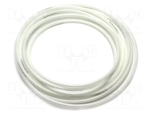 Pneumatic tubing; max.15bar; L: 100m; r bending min: 75mm; white SMC T1209W-100