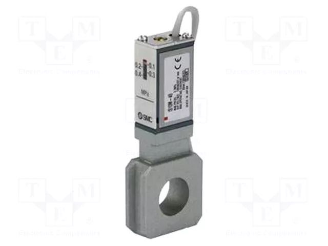 Pressure relay; 1÷6bar; IP40; 24÷100VDC; G 1/8"; OUT: NO; 24÷100VAC SMC IS10E-40F04-6L-A