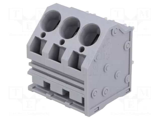 Connector: PCB terminal block; terminal; 66A; 300V; angled; tinned DEGSON ELECTRONICS DG264-10.0-03P