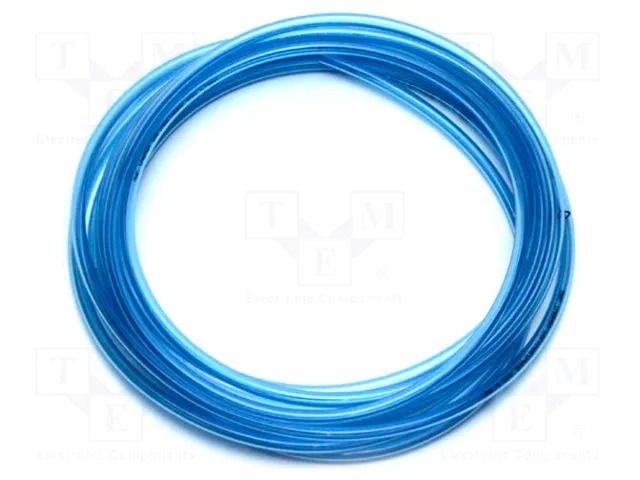 Pneumatic tubing; max.8bar; L: 100m; r bending min: 15mm; blue SMC TU0604BU-100
