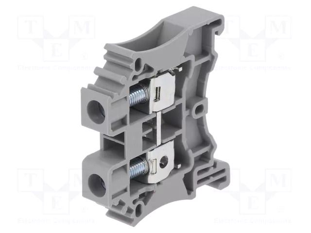 Splice terminal: rail; DC; 41A; 1kV; for DIN rail mounting; grey DEGSON ELECTRONICS DC6-GY