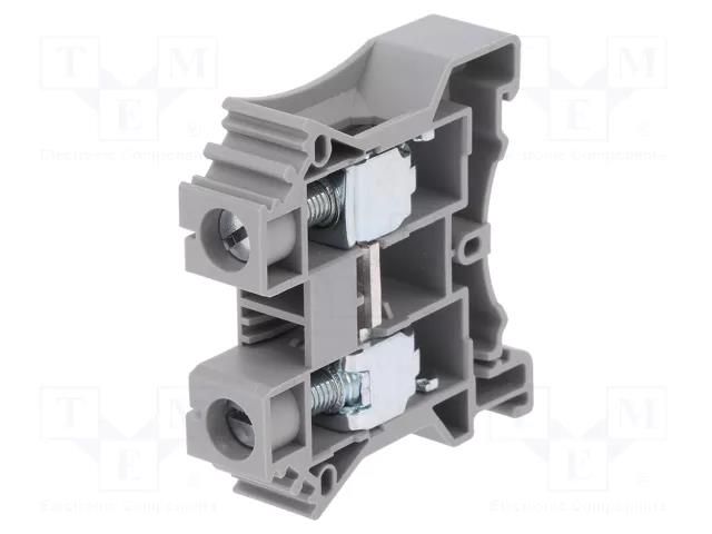 Splice terminal: rail; DC; 76A; 600V; for DIN rail mounting; grey DEGSON ELECTRONICS DC16-GY