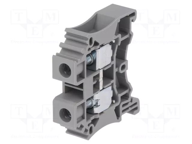 Splice terminal: rail; DC; 57A; 1kV; for DIN rail mounting; grey DEGSON ELECTRONICS DC10-GY