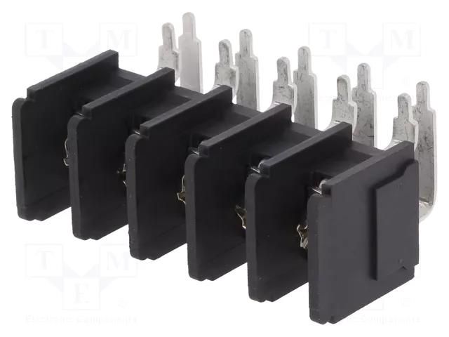 Connector: PCB terminal block; terminal; 32A; 750V; angled 90° DEGSON ELECTRONICS DG66RT-05P