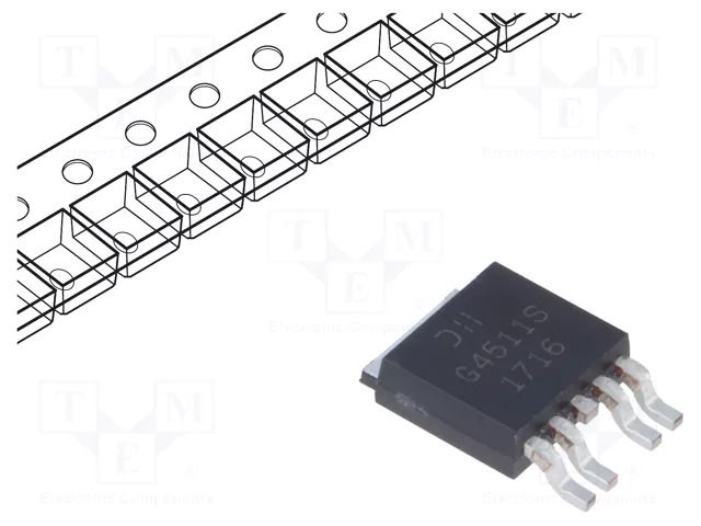 Transistor: N/P-MOSFET; unipolar; complementary pair; 35/-35V DIODES INCORPORATED DMG4511SK4-13