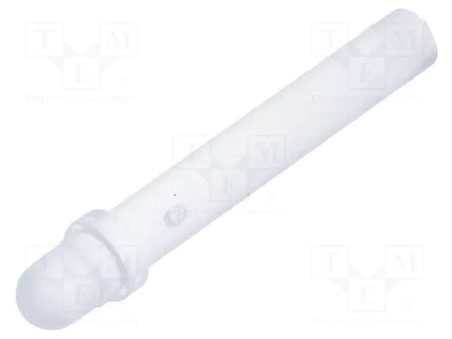 Fiber for LED; Ø3mm; L: 19mm; round; Front: convex; straight; PLP1 BIVAR PLP1-750