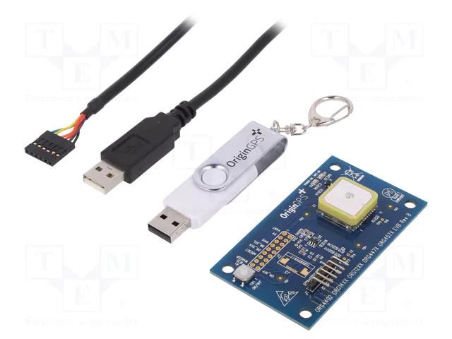 Dev.kit: evaluation; CD-ROM,connection cable,prototype board OriginGPS ORG1518-R01-UAR