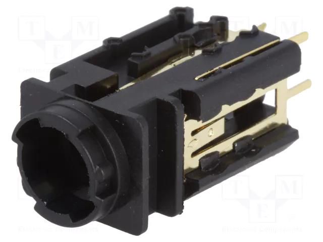 Connector: Jack 6,3mm; socket; female; mono,with hex nut; ways: 2 AMPHENOL ACJM-PVB-2S