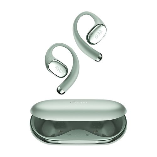 QCY Crossky R70 wireless earphones (green), QCY CT02 green