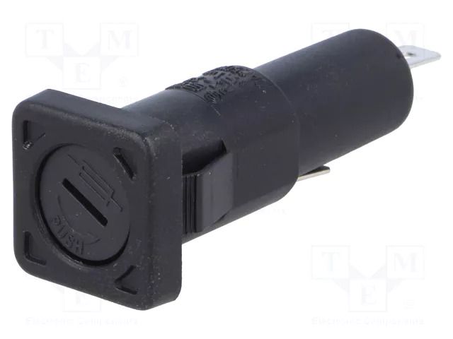 Fuse holder; 6.3x32mm; 10A; on panel; 250VAC; UL94V-0; polyamide SCI R3-38