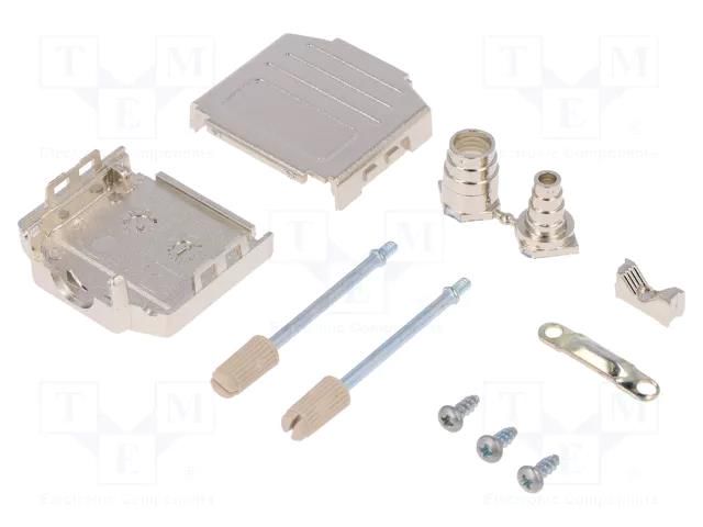 Enclosure for connectors: D-Sub; D-Sub 15pin,D-Sub HD 26pin ENCITECH DPPK-M-15-K