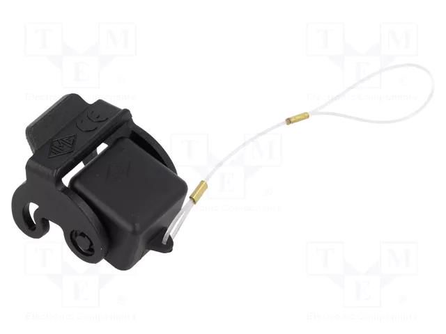 Protection cover; size 21.21; with latch; IP44,IP66,IP67,IP69 ILME CK03CXAN