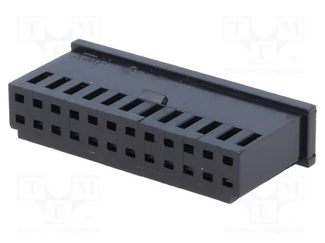 Connector: wire-board; plug; female; PIN: 24; AMPMODU MOD II; 2x12 TE Connectivity 280515