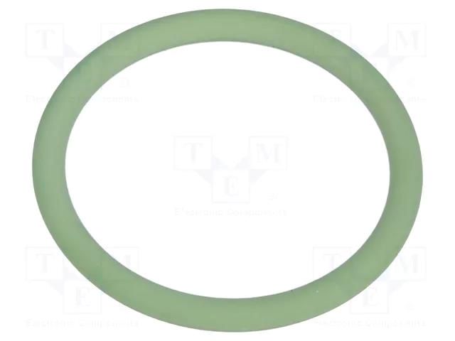 O-ring gasket; FPM; Thk: 1.8mm; Øint: 17mm; M20; green; -40÷200°C HUMMEL HUMMEL-1321200058