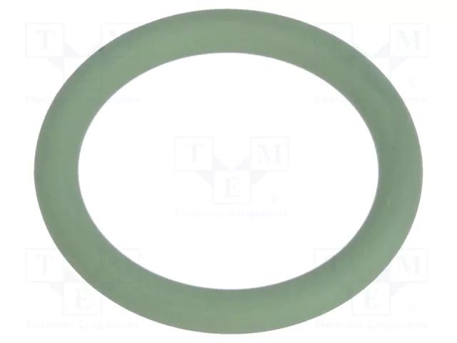 O-ring gasket; FPM; Thk: 1.5mm; Øint: 10mm; M12; green; -40÷200°C HUMMEL HUMMEL-1321120058