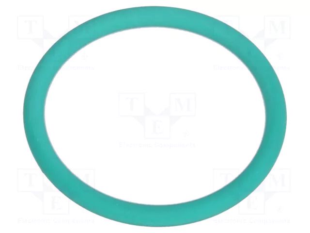 O-ring gasket; FPM; Thk: 1.5mm; Øint: 16mm; PG11; green; -40÷200°C HUMMEL HUMMEL-1321110021