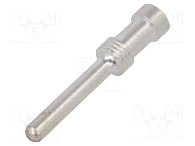 Contact; male; silver plated; 2.5mm2; crimped; for cable TE Connectivity HTS-4-1105100-1