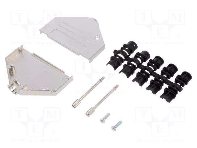 Enclosure for connectors: D-Sub; D-Sub 37pin,D-Sub HD 62pin ENCITECH DTZK37-K