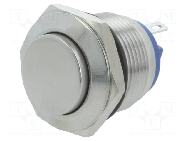 Switch: vandal resistant; Pos: 2; SPST-NO; 1A/220VAC; 2A/36VDC ONPOW V19-12H-S