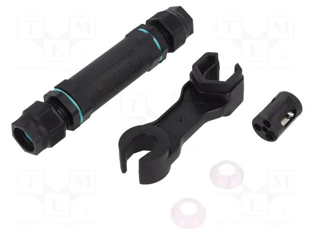 Connector: AC supply; screw terminal; TH400; 32A; 450V; ways: 3 TECHNO THR.400.S3D