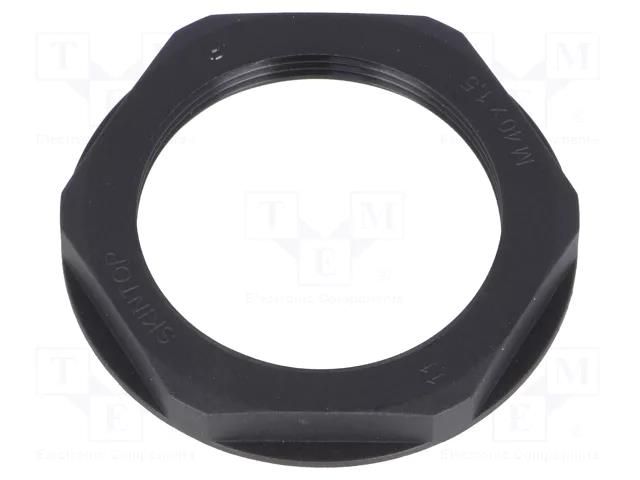 Nut; M40; polyamide; UL94V-2; 50mm; black; Thread: metric; Pitch: 1.5 LAPP SKINTOP-N40B