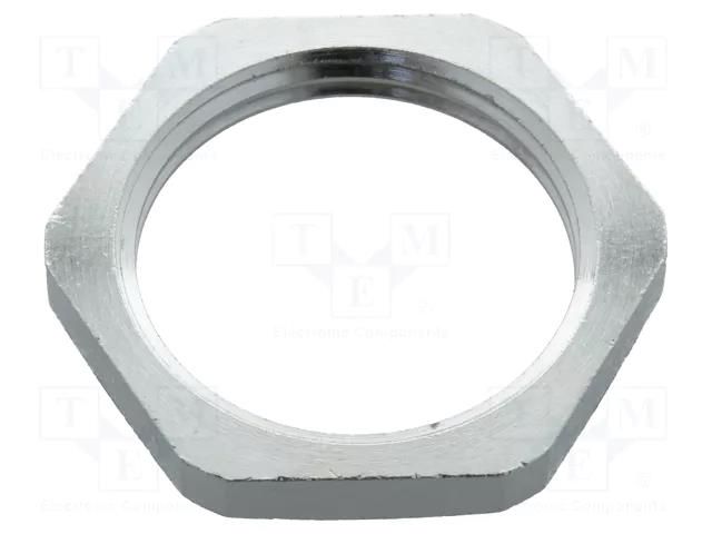 Nut; M25; brass; Thk: 4mm; Spanner: 30mm; Thread: metric; Pitch: 1.5 LAPP SKINDICHT-SM-M25