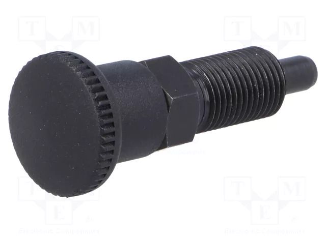 Indexing plungers; Thread: M10; Plating: black finish; 5mm; steel ELESA+GANTER GN817-5-8-B