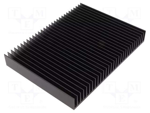 Heatsink: extruded; grilled; black; L: 150mm; W: 200mm; H: 25mm FISCHER ELEKTRONIK SK42/150/SA