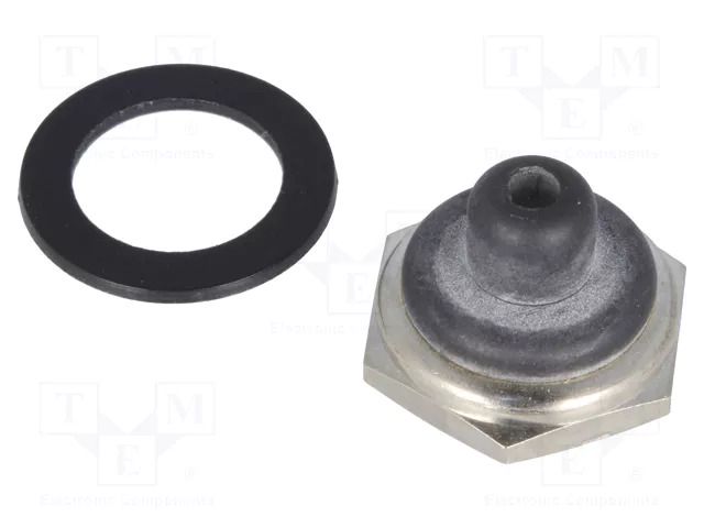 Cap; -20÷50°C; Actuator colour: black; 600H; Nut: hexagonal APEM U598