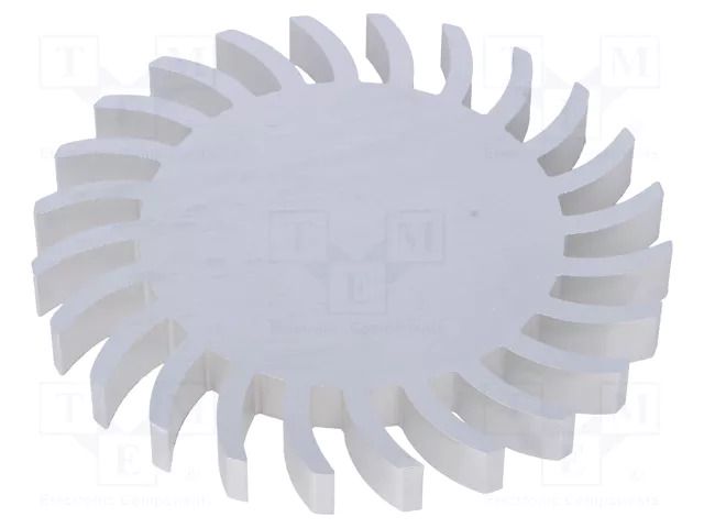 Heatsink; LED; Ø: 105mm; H: 10mm; 2K/W FISCHER ELEKTRONIK SK58410AL